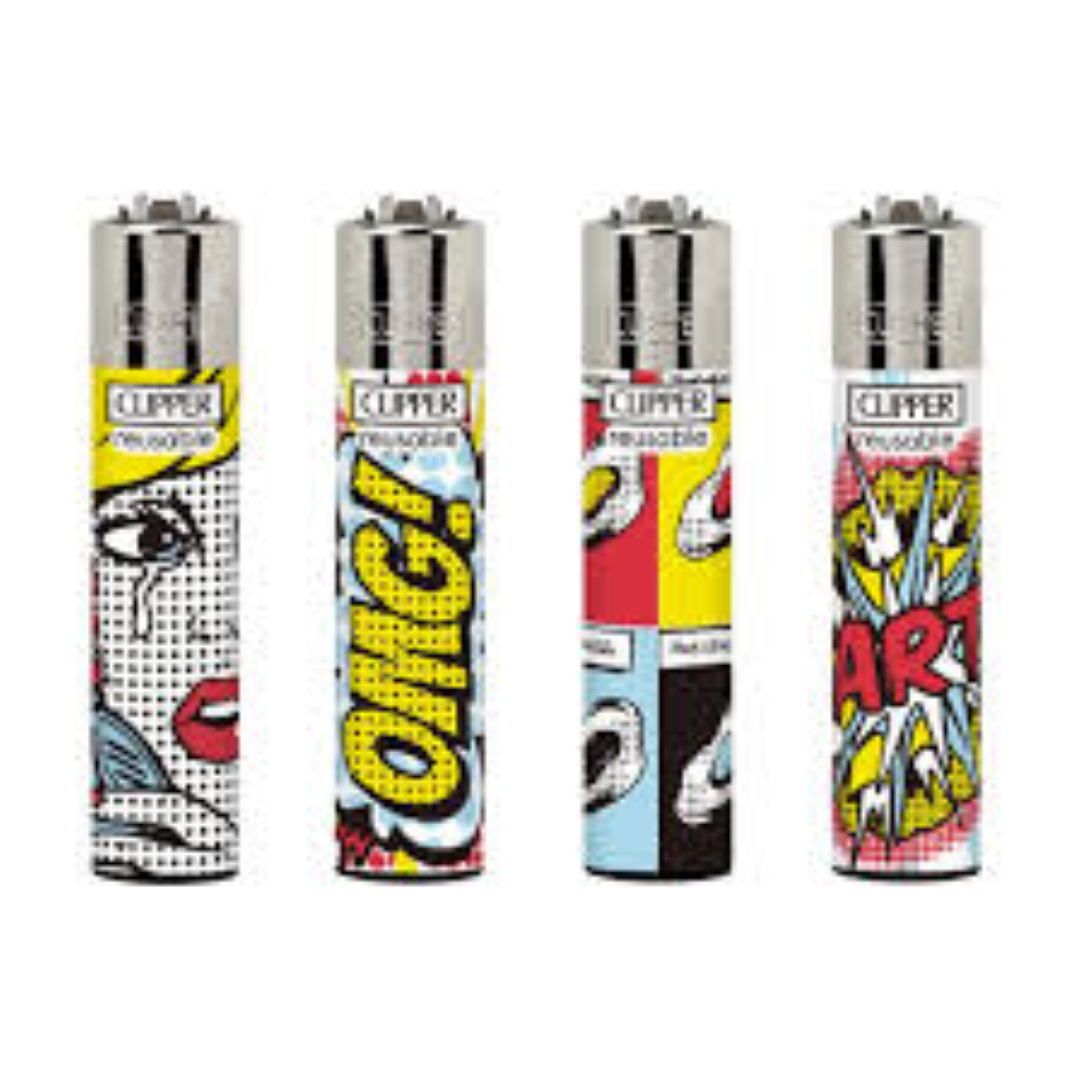 CLIPPER POP ART REFILL LIGHTER 1UNIT